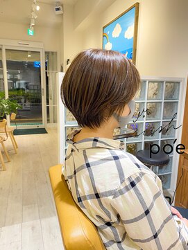 ラッシュ ポエ(rush po'e) 人気の丸みショートスタイル
