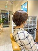 人気の丸みショートスタイル