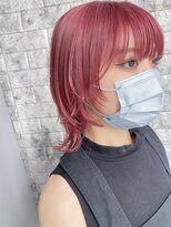 リアイス(Re:ICE)&nbsp;ミニウルフ/くすみブルー/流れるレイヤー/インナーハイライト