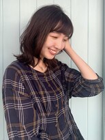 インフィニティ 新富町(Infinity)&nbsp;【ふんわりミディアム】くびれ外ハネミディ