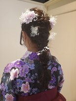 フェイバリット ビューティ ヨシミ(Favorite Beauty YOSHIMI)&nbsp;袴の着付け＆編みおろしヘア