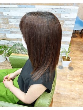 ハウオリ ヘアーワークス(Hauoli hair works) 微還元酸熱トリートメント