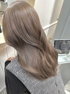 レス 仙台(Less) 【秋のくすみ感ベージュ】髪質改善カラー