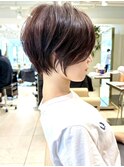 小顔/ひし形/クビレ/丸み/20代/30代/40代/ショート/ボブ