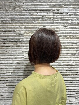 ビス ヘア アンド ビューティー 西新井店(Vis Hair&Beauty) 大人可愛いレイヤーカットピンクアッシュブリーチなし伸ばしかけ