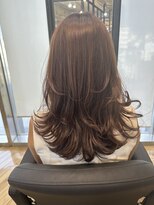 大人可愛いくびれレイヤーラベージュカラー