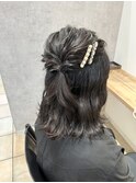 ヘアセット、結婚式お呼ばれヘア