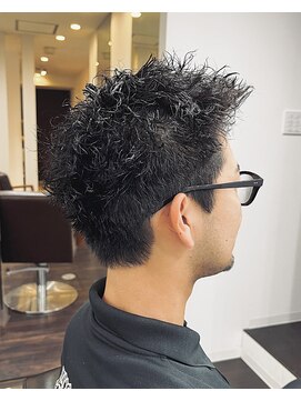 ブライト(BRIGHT) 大人男髪×波巻きパーマ