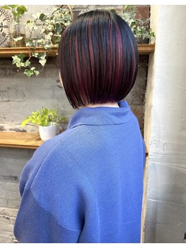 ゴーシェン 津田沼本店(Goshen) ピンクアンブレラカラー×ミニボブ