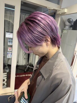テトラ バイ ネオリーブ 横浜西口店(tetra by neolive) 横浜★ケアブリーチハイトーンパープル