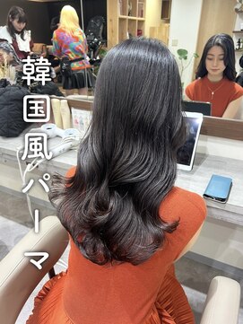 アミー 銀座(Ammy) #コテ巻き風パーマ #パーマロング#韓国風パーマ#デジタルパーマ