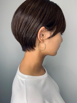 ジャイロヘア(gyro hair)の写真/【定番ショートで実感できる圧倒的技術】トップクラスのカットで再現されたお洒落ショートが季節を彩る♪