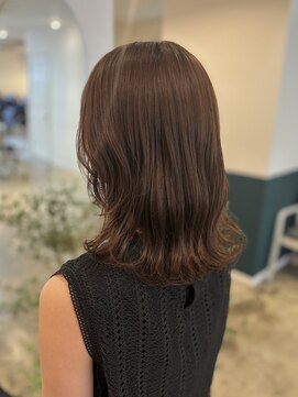 ヘアーブレイス(hair brace) 透明感ブラウンカラー