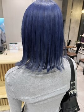 ラック 本厚木店(LUCK) ハイトーンカラー/ケアブリーチ/寒色系/ブルー