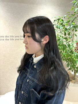 ジーニー 横浜(giinii) 透明感あるグレージュカラー