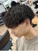 横浜波巻きパーマシャドウパーマツイストスパイラルパーマ30代