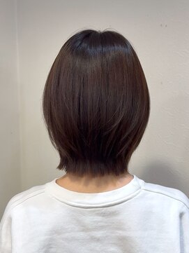 カミケン 黒岩店　kamiken・ お手入れ簡単♪肩上レイヤーボブカット【カミケン黒岩店】