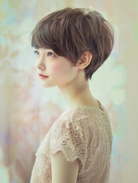 アルトリスト(Altruist Aging×HAIR&SPA) ☆イメチェンピンクベージュアンブレラカラー前髪クールショート