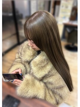 ミラ(MIRA) オリーブベージュ/ブリーチなしダブルカラー