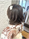 袴×ヘアアレンジ
