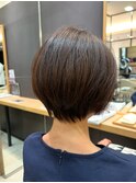大人可愛いマッシュショート