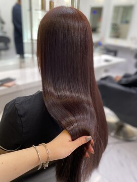 トッカ ヘアーラウンジ 日吉店(tocca) ピンクブラウンカラー