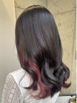 キャンバスアニュー 川崎(canvas anew.) インナーカラー ピンク/川崎/ハイトーン/ブリーチ