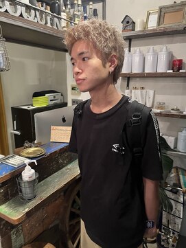 コキャン(COQUIN) ブロンドザクザクショート