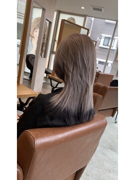 パルフェ ヘアー バイ オーク 九大学研都市(parfait hair byOAK) エンドカラー　ウルフ