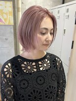 トマト(TOMTO)&nbsp;【RENA】ピンクベージュ_レイヤーボブ