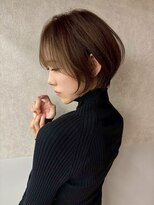 アスター 天神大名店(Aster) オリーブグレー/韓国風巻き/レイヤーカット/くすみベージュ/天神