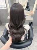 【柿本真優】グレージュカラー/透明感カラー/ブリーチなし