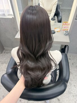 ボタン ハカタ(VOTAN hakata) 【柿本真優】グレージュカラー/透明感カラー/ブリーチなし