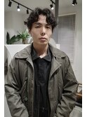 無造作パーマ　シャドウパーマ