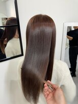 アールサロンギンザ(Rr SALON GINZA) 髪質改善 RrSALON Hydro XE treatment +カットカラー