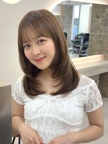 ハニー 町田(HONEY)&nbsp;レイヤーカット/ヘーゼルベージュ/小顔
