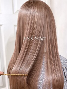 イル(iLu.) ピンクベージュヘーゼルグレージュダブルカラーローズブラウン