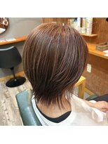 ヘアーサロン アトリエ(Hair salon ATORIE) ショートウルフピンクベージュ