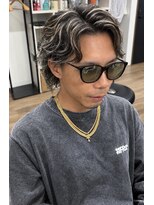 ノアレ 名古屋 名駅 亀島(NOARE)&nbsp;スパイラルパーマ×ハイライト×ウルフフェザー