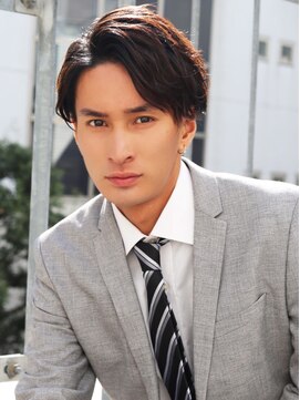 アフロート ディル(AFLOAT D'L) ◆AFLOAT◆サイドパートショートワイルドアップバング テクノ