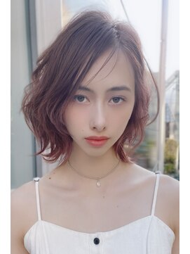 クーエフー(coo et fuu) ココアブラウンの外ハネレイヤーボブ♪大人かわいい♪藤沢2