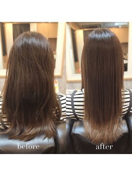 リアン(Lien) 『髪質改善』ストレートエステ（縮毛矯正）（リタッチ可）