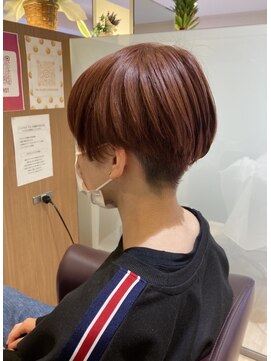 エル バイ ファースト(L by first) 【L by first】刈り上げ女子×アプリコットオレンジ◎30代40代