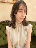 【20代30代40代】大人ミディアム/切りっぱなし/ロブ