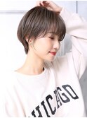 大人可愛い小顔ショコラアッシュ横顔美人くびれショートA6