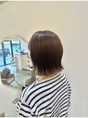 切りっぱなしボブ