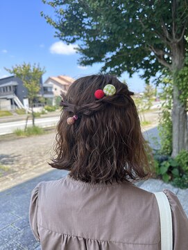 グート ヘアーメイク(gut HAIR MAKE) 切りっぱなしボブ パーマ スパイラルパーマ 波巻きパーマ