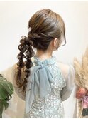 ツイン編みおろし  <早朝受付中>ヘアセット