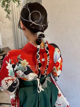 アネーロバイエーケー(ANHELO by AK) タイト編みおろし×袴着付け