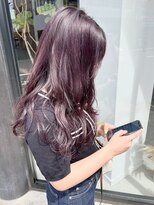 ヘアー アイス ルーチェ(HAIR ICI LUCE) ブリーチなし/ラベンダーカラー/パープルカラー/城倉